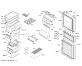 Схема №2 KK25F68TI с изображением Цоколь для холодильной камеры Bosch 00445477