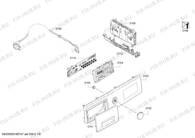 Схема №4 WTW874B8SN SelfCleaning Condenser с изображением Кабель для сушилки Bosch 10000795