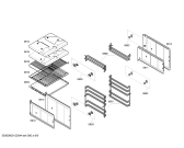 Схема №4 HBN56M550B с изображением Модуль для духового шкафа Bosch 00498995