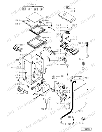 Схема №2 AWF 506/IG с изображением Декоративная панель для электросушки Whirlpool 481945328125