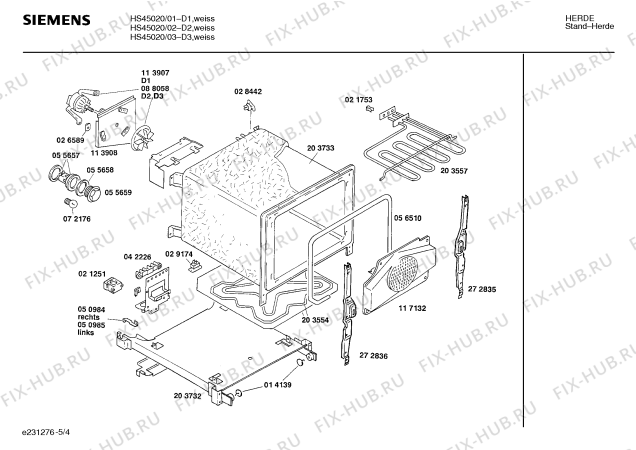 Схема №3 HS45020 с изображением Варочная панель для духового шкафа Siemens 00084495