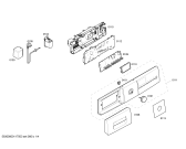 Схема №2 WS08X460IT x08.46 с изображением Панель управления для стиралки Siemens 00665497