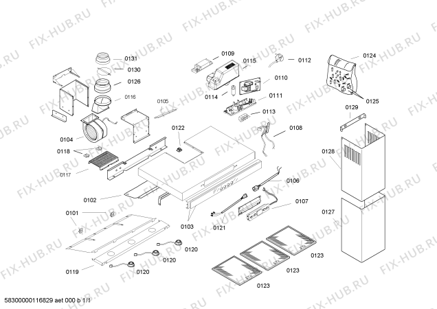 Схема №1 LC48950GB с изображением Панель для вентиляции Siemens 00472602