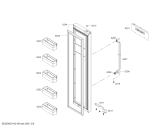 Схема №3 KA62NV40TI с изображением Дверь для холодильной камеры Siemens 00249883