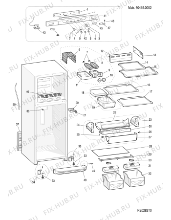 Взрыв-схема холодильника Ariston MTL0801FAG (F041444) - Схема узла