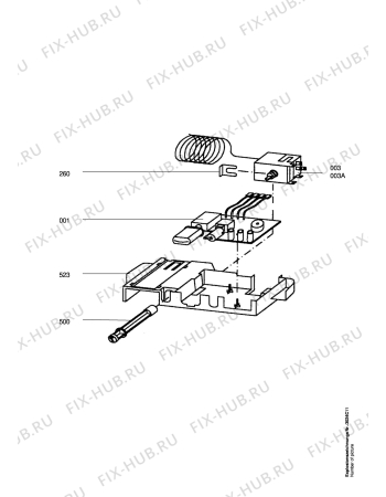 Взрыв-схема холодильника Unknown ER1480UGB - Схема узла Refrigerator electrical equipment