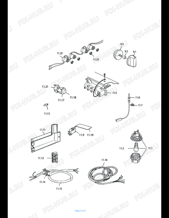 Схема №2 DGW664 с изображением Всякое для плиты (духовки) DELONGHI 342N40001