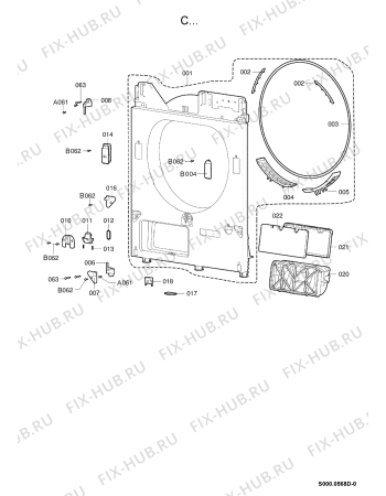 Схема №3 TRW 6070 LI BK с изображением Емкость для стиралки Whirlpool 480112100869