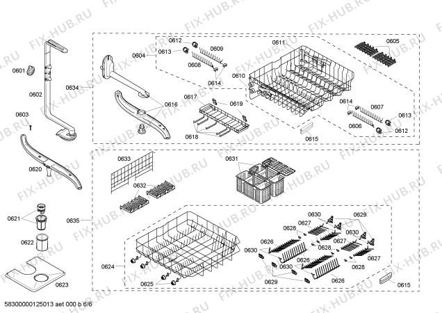 Схема №4 SHX56C06UC Bosch с изображением Внешняя дверь для посудомойки Bosch 00245645