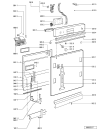 Схема №1 ADG 8502/1 NB с изображением Панель для посудомоечной машины Whirlpool 481245373194