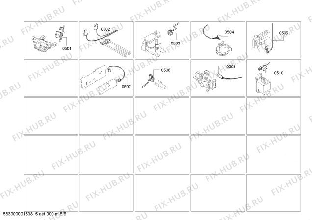 Схема №5 WS12G24SUA Siemens iQ300 с изображением Крышка для стиралки Bosch 00741572