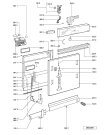 Схема №2 ADG 8555/1 NB с изображением Экран для посудомоечной машины Whirlpool 481244011204