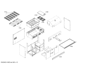 Схема №3 CGB48RSBU с изображением Панель для духового шкафа Bosch 00143134