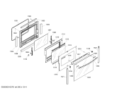 Схема №7 SEMW302BB с изображением Декоративная рамка для духового шкафа Bosch 00241964