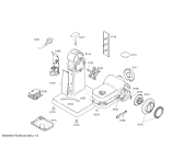 Схема №2 MUM4415TW с изображением Корпус для кухонного измельчителя Bosch 00752473