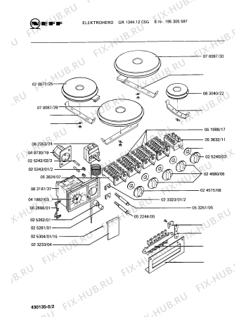 Схема №4 195301956 1800.46WV1 с изображением Ось для электропечи Bosch 00025304