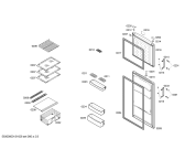 Схема №2 KDV29X63 с изображением Дверь морозильной камеры для холодильника Bosch 00680933