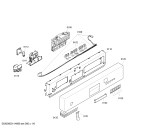 Схема №5 SE5GNF8 с изображением Передняя панель для электропосудомоечной машины Bosch 00434768