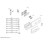 Схема №3 WAA24161SN с изображением Панель управления для стиралки Bosch 00666581