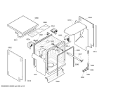 Схема №3 SGS45E18EU с изображением Столешница для посудомойки Bosch 00477499
