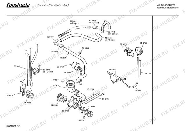 Схема №2 CV43000011 CV430 с изображением Панель для стиральной машины Bosch 00113622