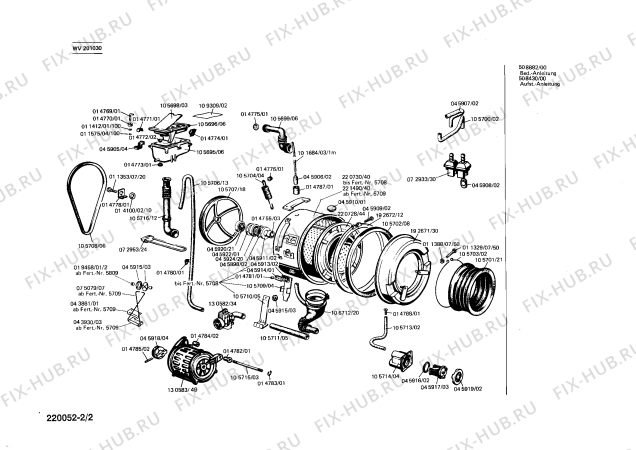 Схема №2 CV050630 CV 506 с изображением Ручка для стиралки Bosch 00041445