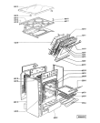 Схема №2 SGN 3540 WS с изображением Покрытие для плиты (духовки) Whirlpool 481990704867
