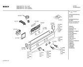 Схема №1 HBN4320CC с изображением Панель управления для духового шкафа Bosch 00360653