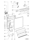 Схема №2 GSF SYMPHONY ACTIV с изображением Панель для посудомойки Whirlpool 481245372398