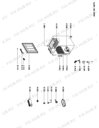 Схема №1 WHM10111 (F090687) с изображением Руководство для холодильника Indesit C00356976