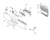 Схема №4 D3432 XL US   -Black Bi #107343242 (900001241, DW20.3) с изображением Панель управления для посудомоечной машины Gorenje 264972