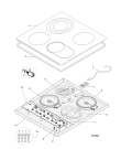 Схема №1 7HKRO642TOBRUHA (F068824) с изображением Керамическая поверхность для электропечи Indesit C00265967