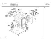 Схема №4 HES502H65 с изображением Панель для электропечи Bosch 00118943