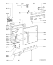 Схема №2 GSX 4734/3 W с изображением Модуль (плата) управления для посудомоечной машины Whirlpool 481221478261