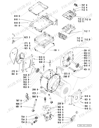 Схема №2 AWA 843 с изображением Крышечка Whirlpool 481244019505