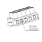 Клеммной блок для плиты (духовки) Indesit C00315349 для Indesit AKM901NE3 (F091864)