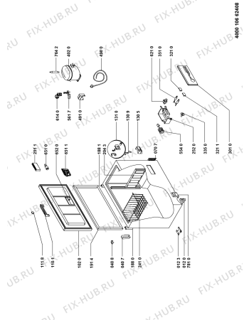 Схема №1 BOCO250/E с изображением Электрокомпрессор для холодильной камеры Whirlpool 481010534951