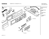 Схема №2 WM61002FF SIWAMAT 6100 с изображением Панель управления для стиралки Siemens 00353893