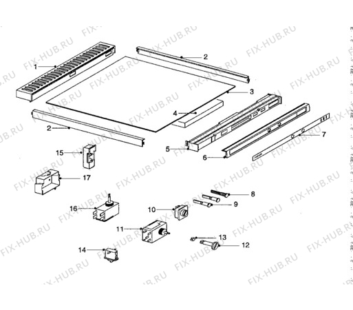 Взрыв-схема стиральной машины Zanussi ZFC47/56 - Схема узла Electrical equipment 268