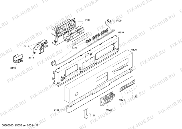 Схема №3 SE25M271EU с изображением Краткая инструкция для посудомоечной машины Siemens 00592151