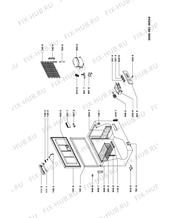 Схема №1 GTN 4110 с изображением Дверка для комплектующей Whirlpool 481244229013