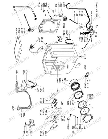 Схема №2 AWG 910 CE-A с изображением Микромодуль для стиралки Whirlpool 481221470675