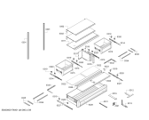 Схема №3 T36BT820NS с изображением Направляющая для холодильной камеры Bosch 00751399