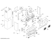 Схема №3 DWF97KS69 Bosch с изображением Стеклянная полка для вытяжки Bosch 00716547