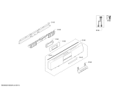 Схема №5 SN278W01TZ IQ 700 с изображением Передняя панель для посудомоечной машины Siemens 11022766