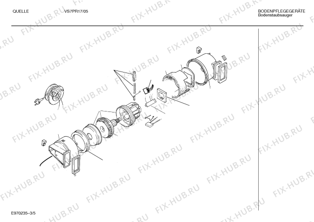 Схема №4 VS7PR17 65992 с изображением Нижняя часть корпуса для мини-пылесоса Bosch 00284610