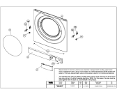 Схема №3 BEKO WM 3350 ES (7105281400) с изображением Декоративная панель для стиральной машины Beko 2809070025