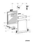 Схема №2 ADG 361 с изображением Панель для посудомоечной машины Whirlpool 482000022252