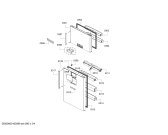 Схема №2 KDD74AW204 с изображением Панель для холодильника Bosch 12024132
