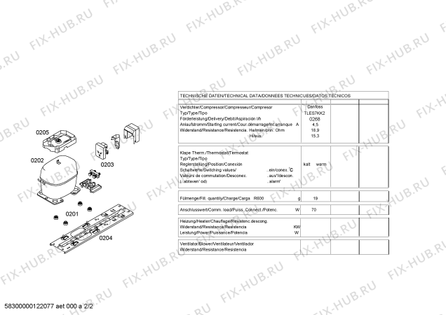 Схема №2 KTL14V20 с изображением Электролиния Bosch 00152429